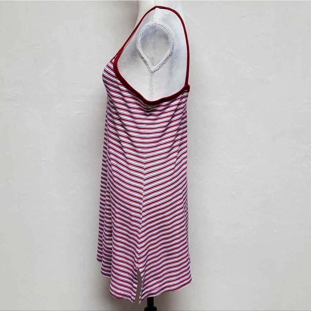 Vintage Basic Editions Ribbed Red White Striped S… - image 7